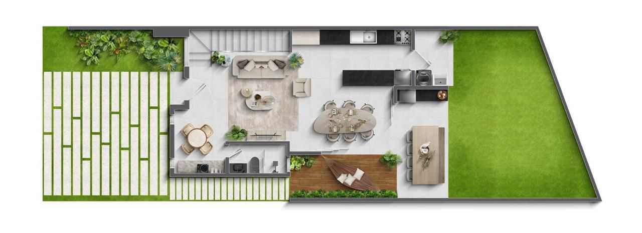 Planta - Casa Duplex c/ 3 suites em Condomínio c/ 134,15m² - Elanio Medeiros - Corretor de Imóveis